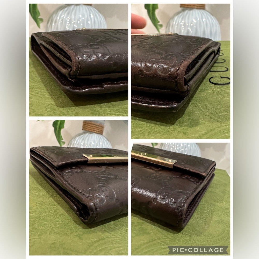 Gucci Guccissima Compact Bifold Wallet Only - Picture 13 of 14
